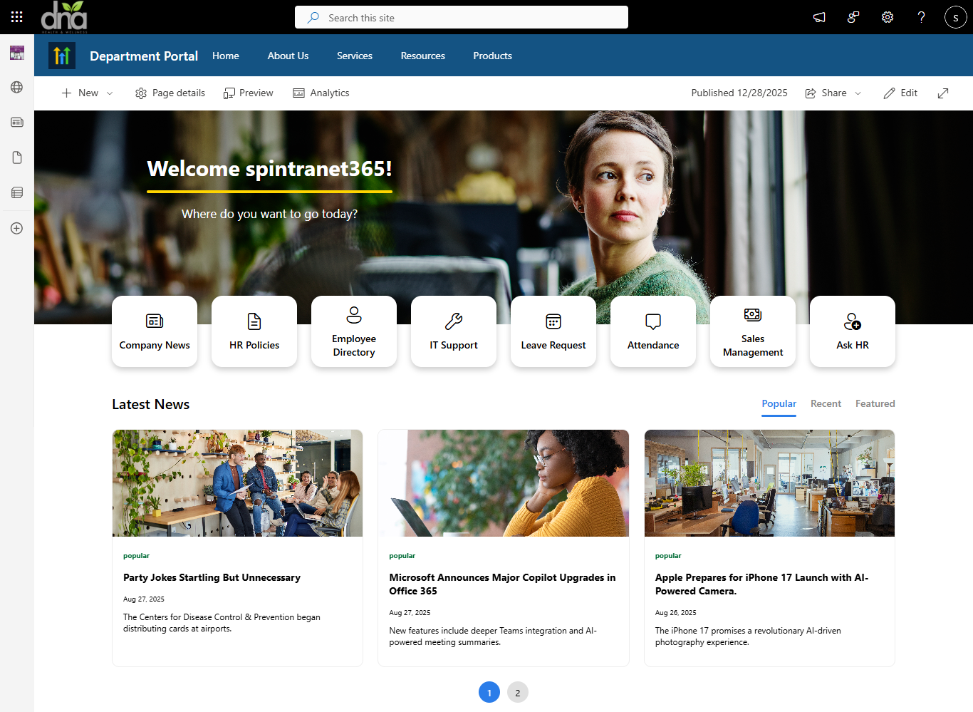 sharepoint intranet